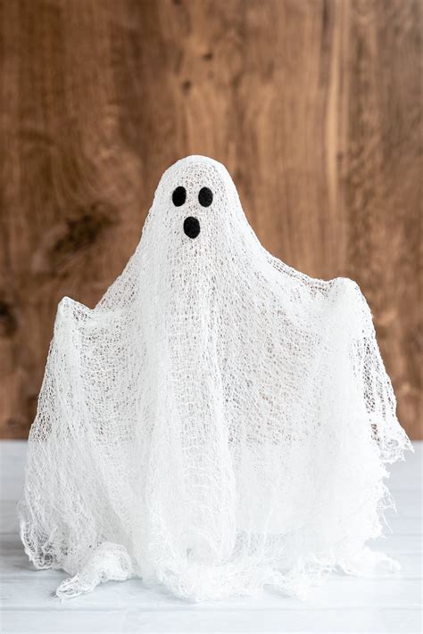 Easy Cheesecloth Ghosts Tutorial | First Day of Home