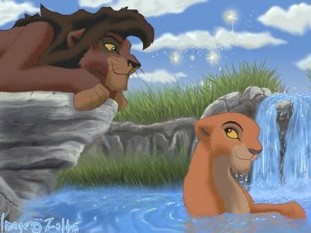 Kovu & Kiara - Kovu & Kiara fan Art (24339959) - fanpop