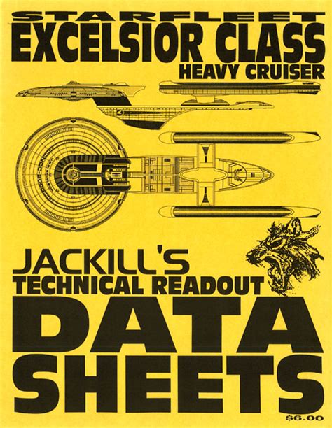 Star Trek Blueprints: Jackill's Starfleet Excelsior Class Heavy Cruiser