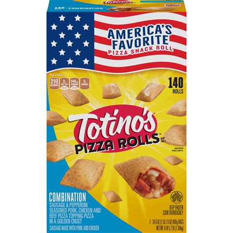 Totino's Pizza Rolls, Combination, 140 Rolls, 69.2 oz Bag - Walmart.com