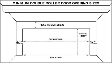 Standard Double Roller Door Sizes Garage Door Height, Garage Doors Uk ...