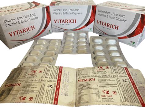 VITARICH Capsules Rhythm Biotech Pvt. Ltd.