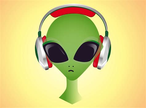 Dj Alien Vector Art & Graphics | freevector.com