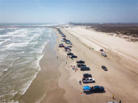 Photos show Spring Breakers are showing up at South Texas beaches