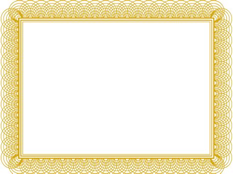 Certificate Frame Template Free Download