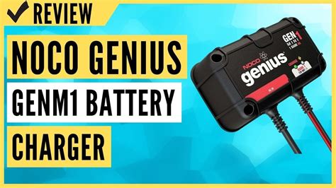 NOCO Genius GENM1, 1-Bank, 4-Amp On Board Battery Charger Review - YouTube