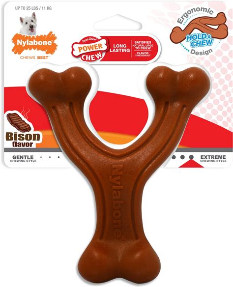 Nylabone Power Chew Wishbone Dog Chew Toy, Regular - Chewy.com