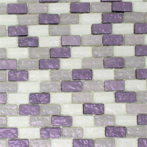 Supreme Tile Brick Shell Effect 0.62" x 1.25" Glass Mosaic Tile & Reviews