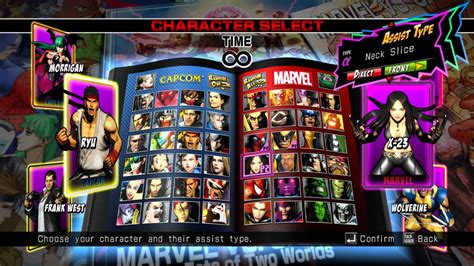 Ultimate Marvel vs. Capcom 3 Characters - Full Roster of 50 Fighters