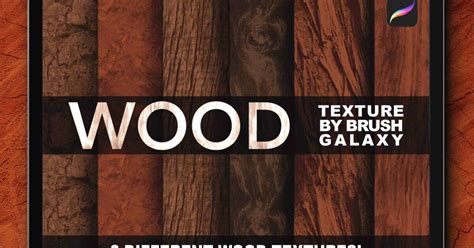 WOOD Texture Brushes | Brush Galaxy