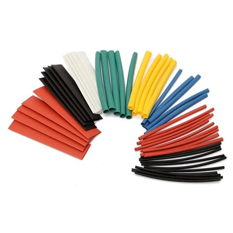 NFLC 140 PCS Colorful Assorted Heat Shrink Tube 7 Sizes Tubing Wrap ...