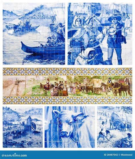 Portuguese Art Tiles Stock Photography - Image: 28487042