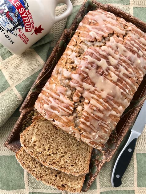 Savory Moments: Glazed cinnamon maple syrup bread