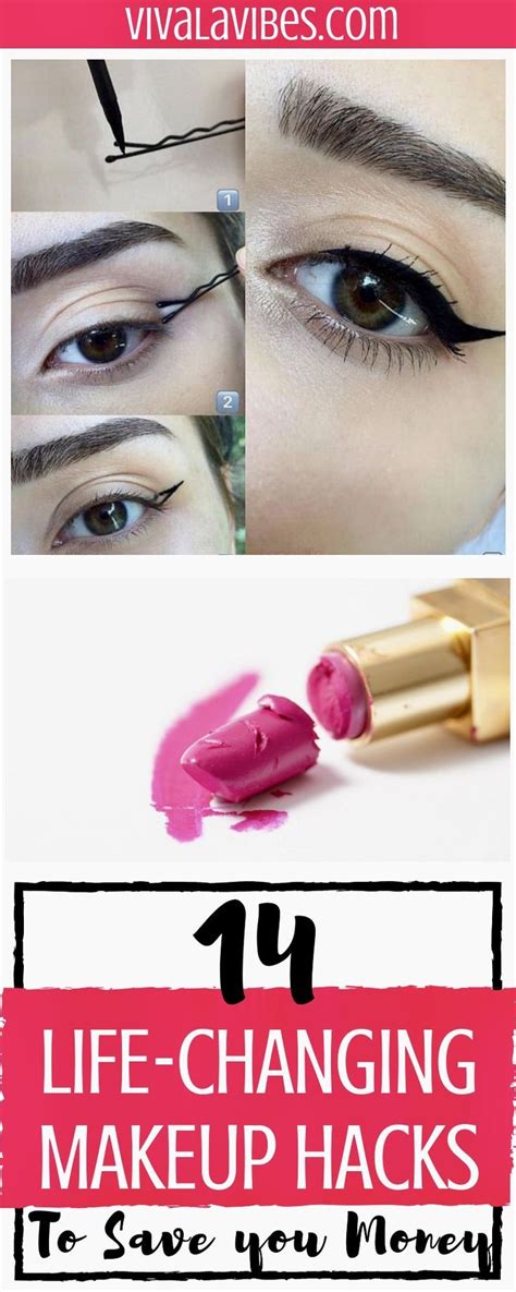 14 Life-Changing Makeup Hacks (To Save you Money) | Makeup tips, Eye ...