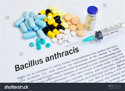 Drugs Bacillus Anthracis Anthrax Treatment 스톡 사진 374691478 | Shutterstock