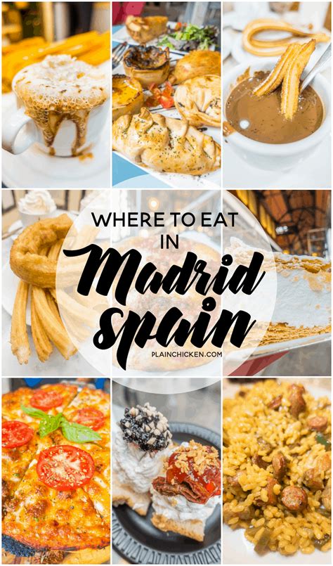 Where to Eat in Madrid Spain - Plain Chicken