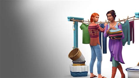 The Sims 4: Laundry Day Stuff (2018) promotional art - MobyGames