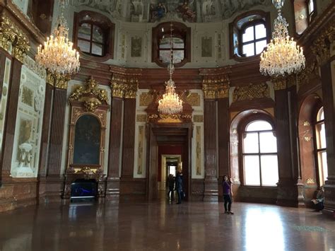 Inside the Belvedere Palace - Vienna