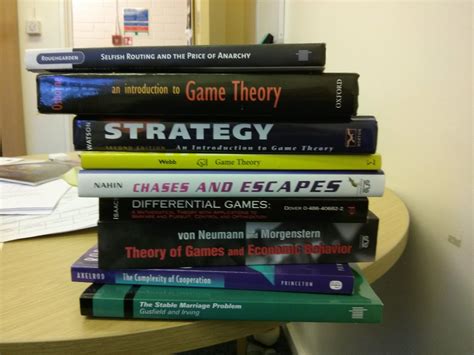 Un peu de math...: Game Theory Reading List