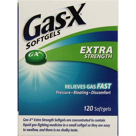 Gas-X-Extra Strength Anti-Gas Medication, 120 Softgels - Walmart.com ...