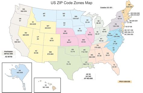 Zip Code State Map - Holli Latrina