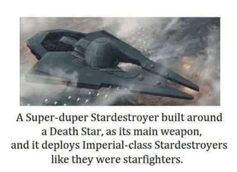 Actual photo of the new Xyston-class Star Destroyer : saltierthancrait