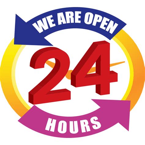 We Are Open 24 hours logo, Vector Logo of We Are Open 24 hours brand ...