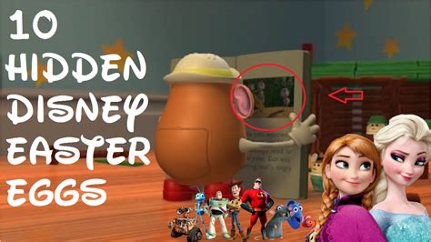 10 Hidden Disney Movie Easter Eggs And Secrets - YouTube