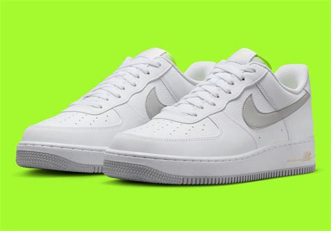 Nike Air Force 1 Low "White/Grey/Volt" FJ4825-100 | SneakerNews.com