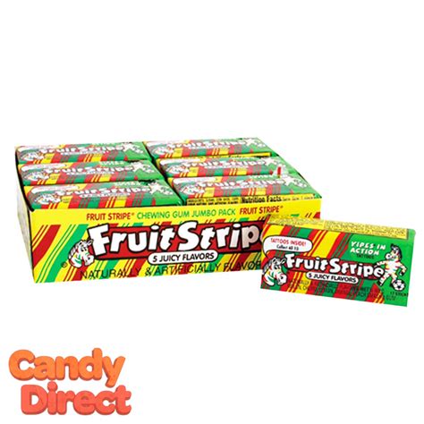 Fruit Stripe Gum Packs - 12ct – CandyDirect.com