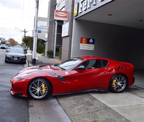 Ferrari F12 TDF painted in Rosso Corsa Photo taken by ...