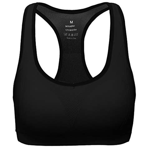 MIRITY Women Racerback Sports Bras - High Impact Workout Gym Activewear ...