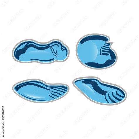 Swimming pool icon., Illustration of swimming pool logo template vector ...