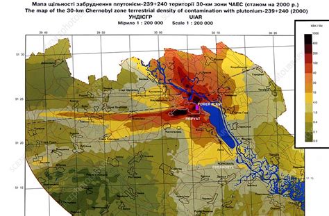 Chernobyl Exclusion Zone Map