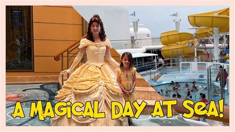 A Sea Day on the Disney Wonder | A Full Day of Activities and Fun - YouTube