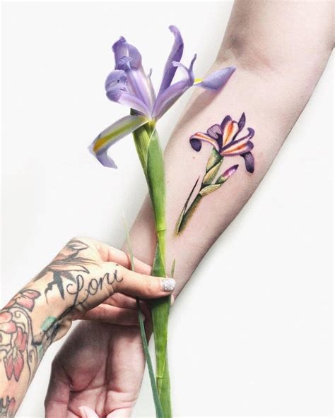 10 Best Iris Tattoo Designs and Meanings - HowLifeStyles | Iris tattoo ...