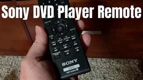 Sony RMT-D197A DVD Player Remote Control - YouTube