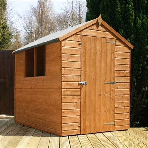 7 x 5 Tongue and Groove Apex Shed With Single Door + 2 Windows (10mm ...