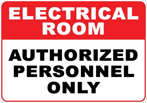 Authorized Personnel Only Sign Clip Art