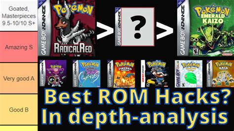 Made a long ass tier list ranking every ROM hack I've played in depth ...