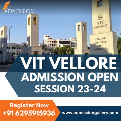 Direct Admission in VIT VELLORE 2025-26 - Eligibility & Fees