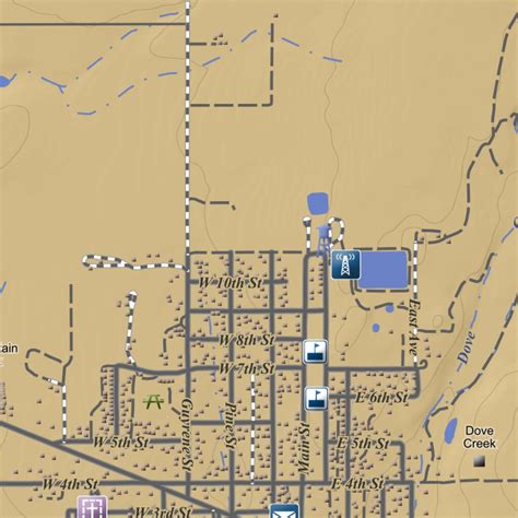 Dove Creek, Colorado 7.5 Minute Topographic Map - Hillshade by Apogee ...