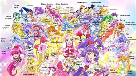 Image - All Glitter Force girls' names ALL SEASONS.png | Fandom of ...