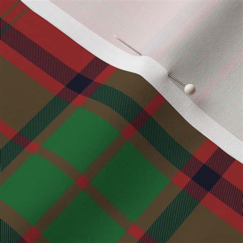 Maxwell clan tartan, 6" from 1842 Fabric | Spoonflower