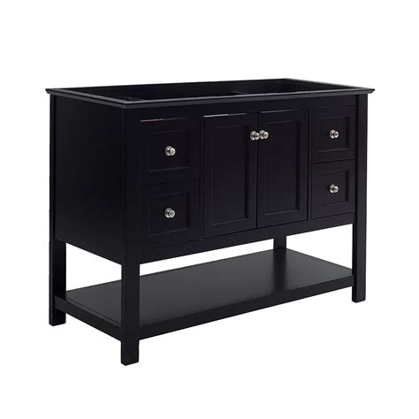 Fresca Manchester 48 inch Black Traditional Bathroom Cabinet | The Home ...