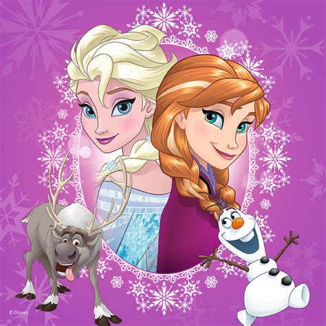 Elsa, Anna, Olaf and Sven - Elsa and Anna Photo (39254036) - Fanpop