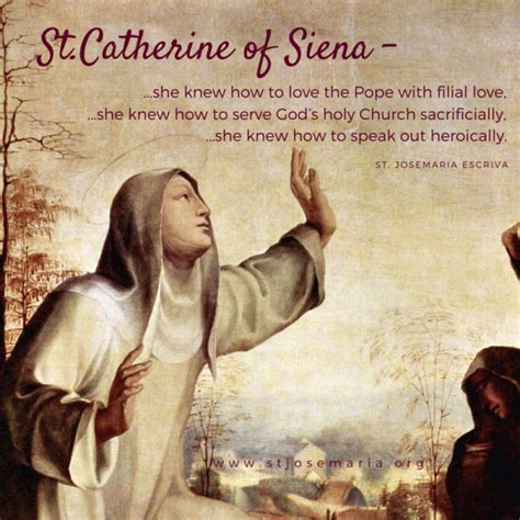 The Feast of St. Catherine of Siena (April 29th)