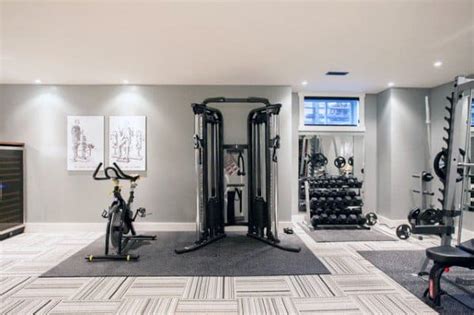 Top 40 Best Home Gym Floor Ideas - Fitness Room Flooring Designs