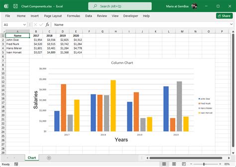 Excel Chart Components in C# and VB.NET