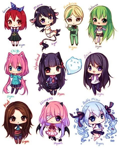 Tiny Chibis! [+pagedoll free to use] | Cute anime chibi, Chibi drawings ...